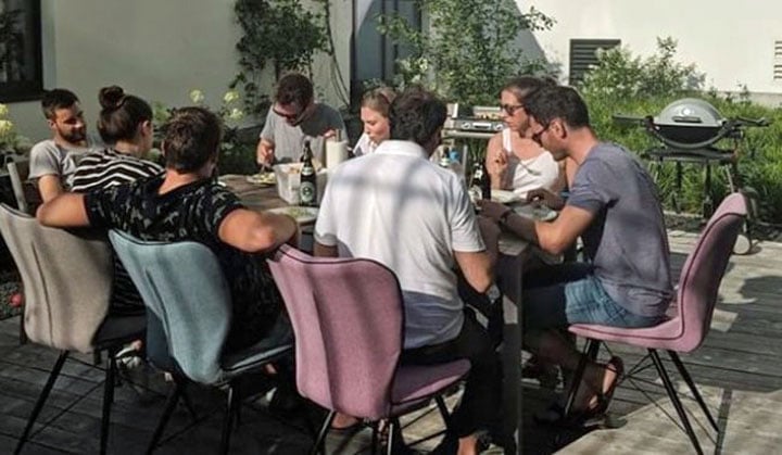 Personen am essen